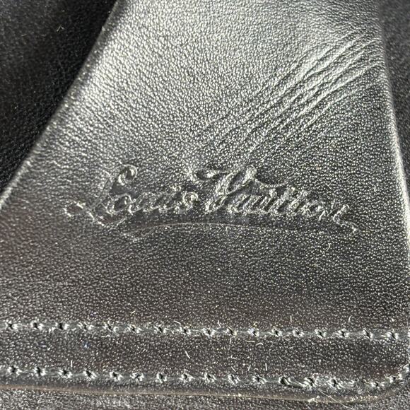 Louis Vuitton Penny Loafer Men 10 Black ST1006 Italy Slip On Leather LV Designer main image 8